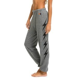 AVIATOR NATION BOLT 4 SWEATPANTS - HEATHER GREY